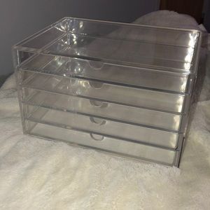 Muji 5 Drawer Acrylic Makeup Organizer